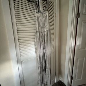 Chic Gray Women's Jumpsuit